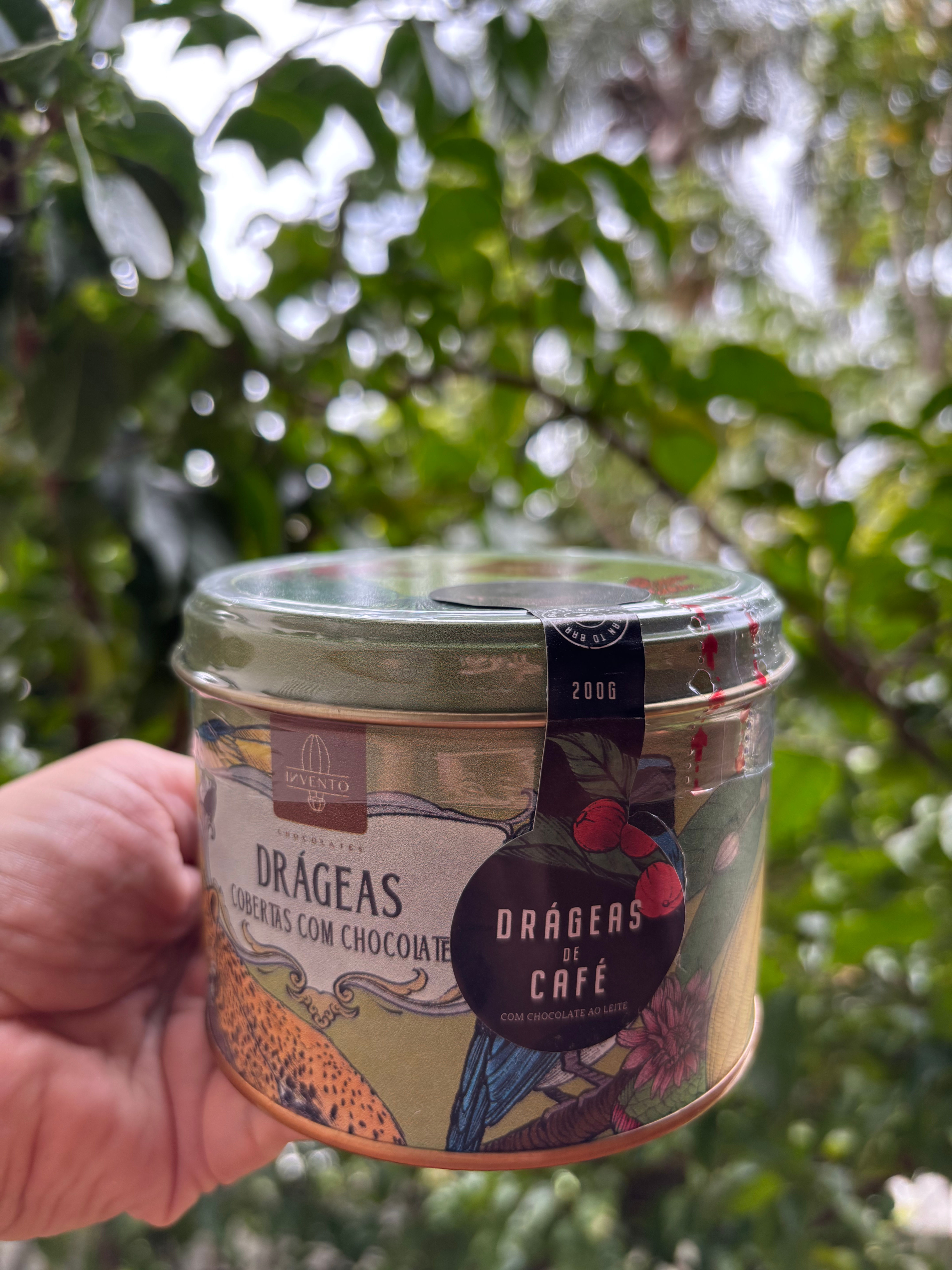 Lata Drageado CAFÉ - Invento Chocolates - 200g