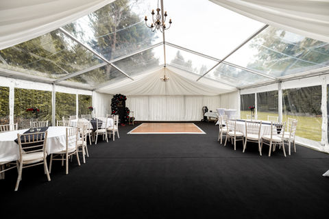 clear roof marquee