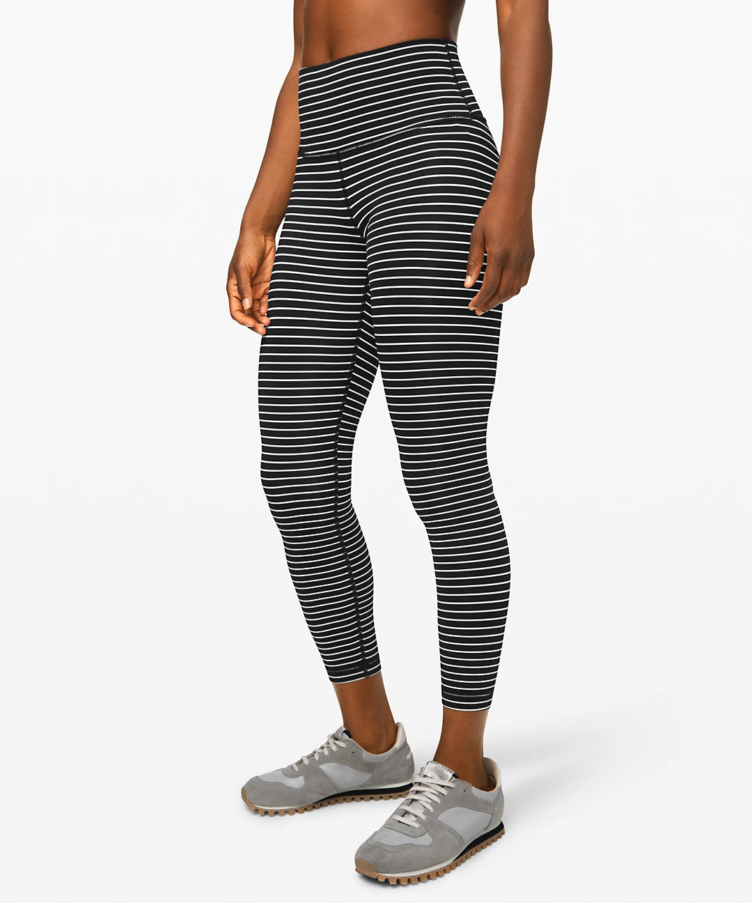 Lululemon Wunder Under High-Rise Tight 25" Luxtreme (Parallel Stripe Blk White)