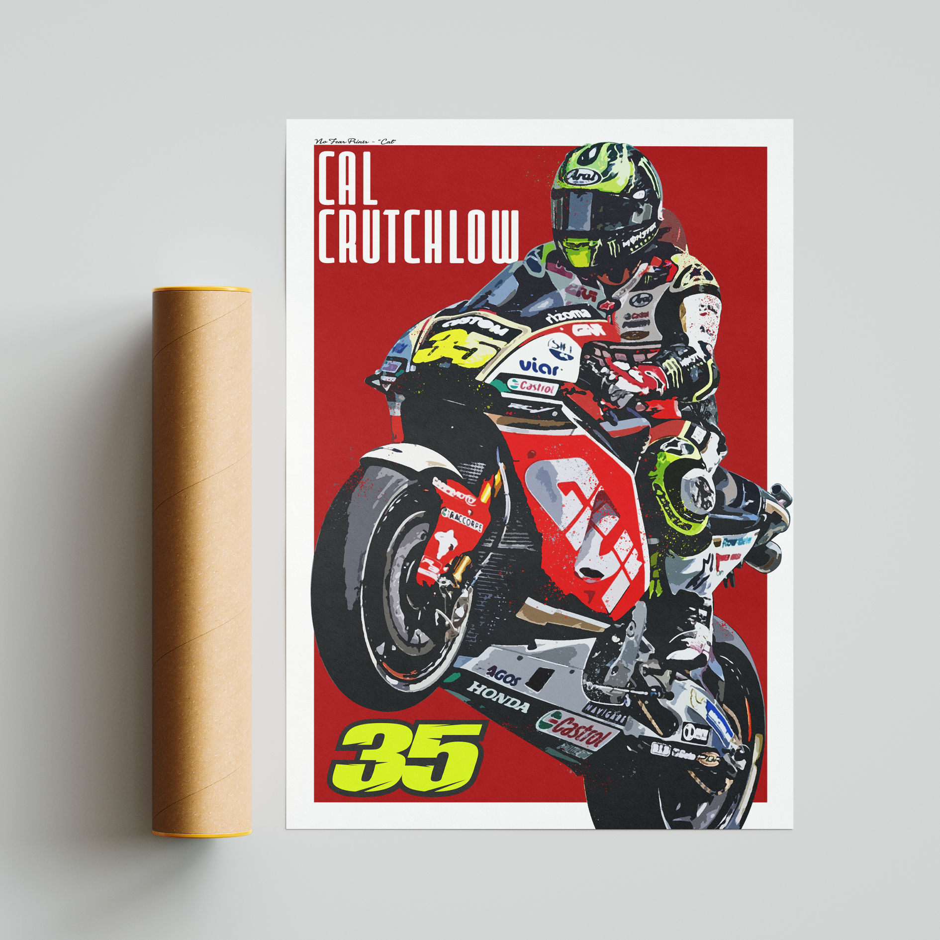 Cal Crutchlow Honda MotoGP Print