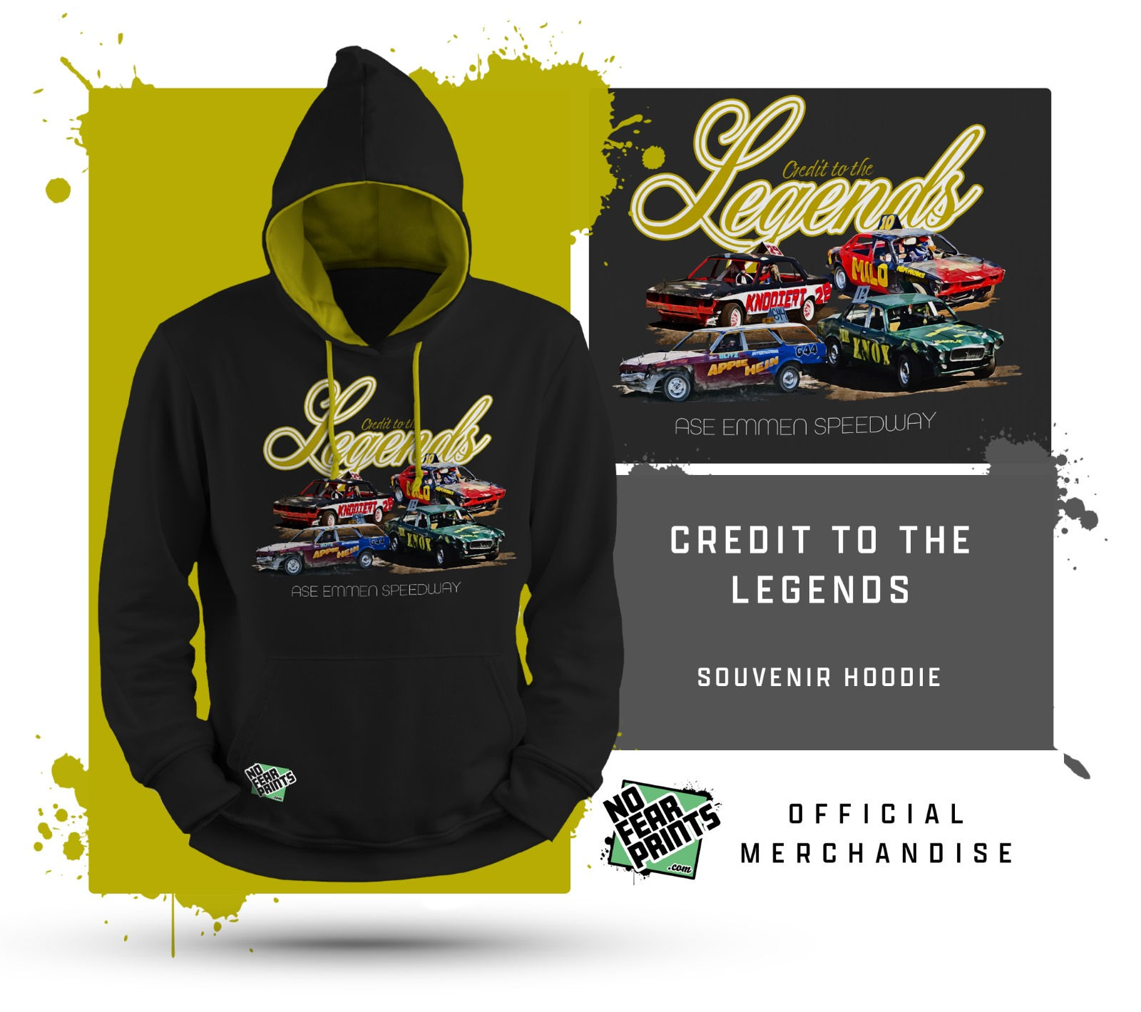 Official Credit to the Legends Souvenir Hoodie