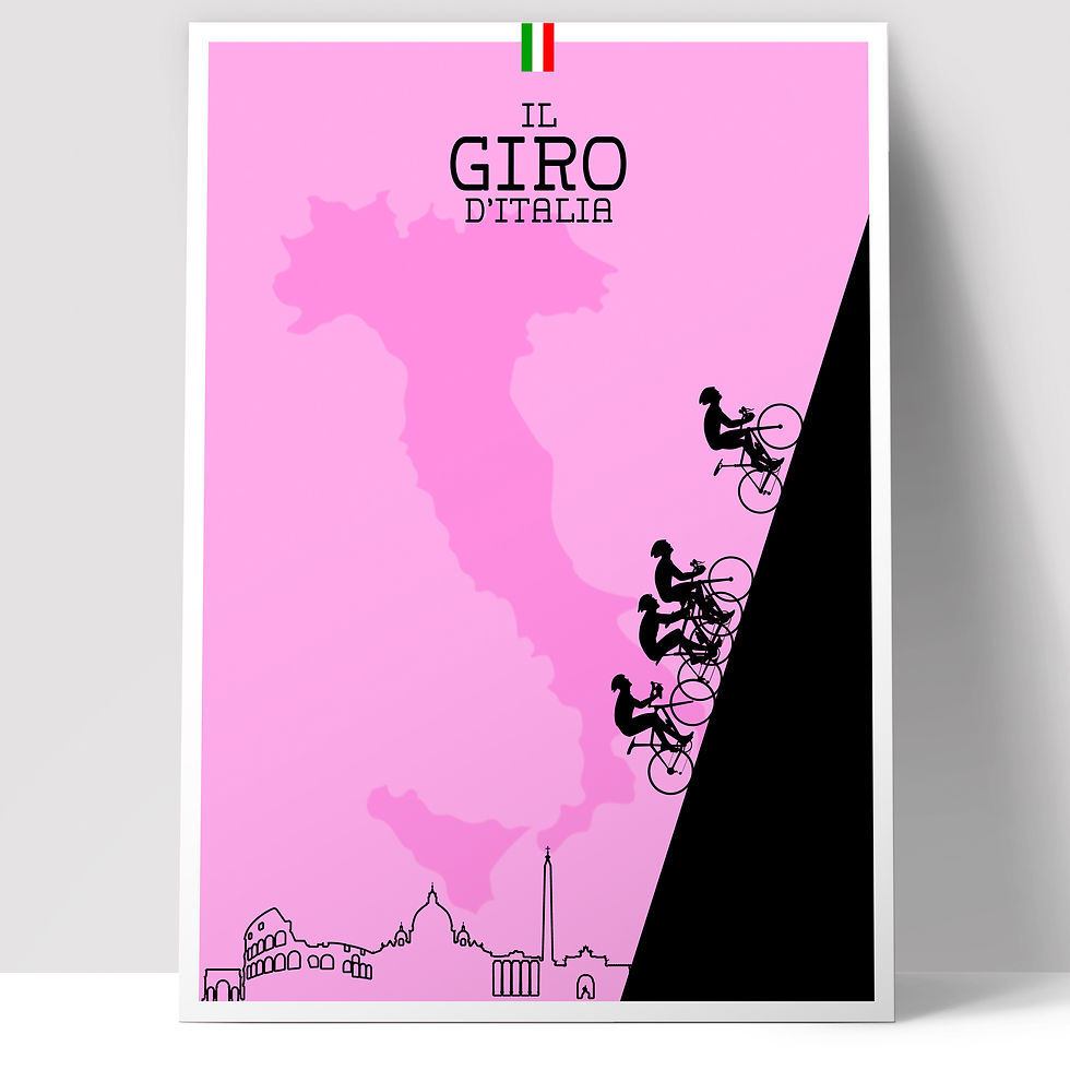 Thumbnail: Giro D'Italia Pink Print Cycling