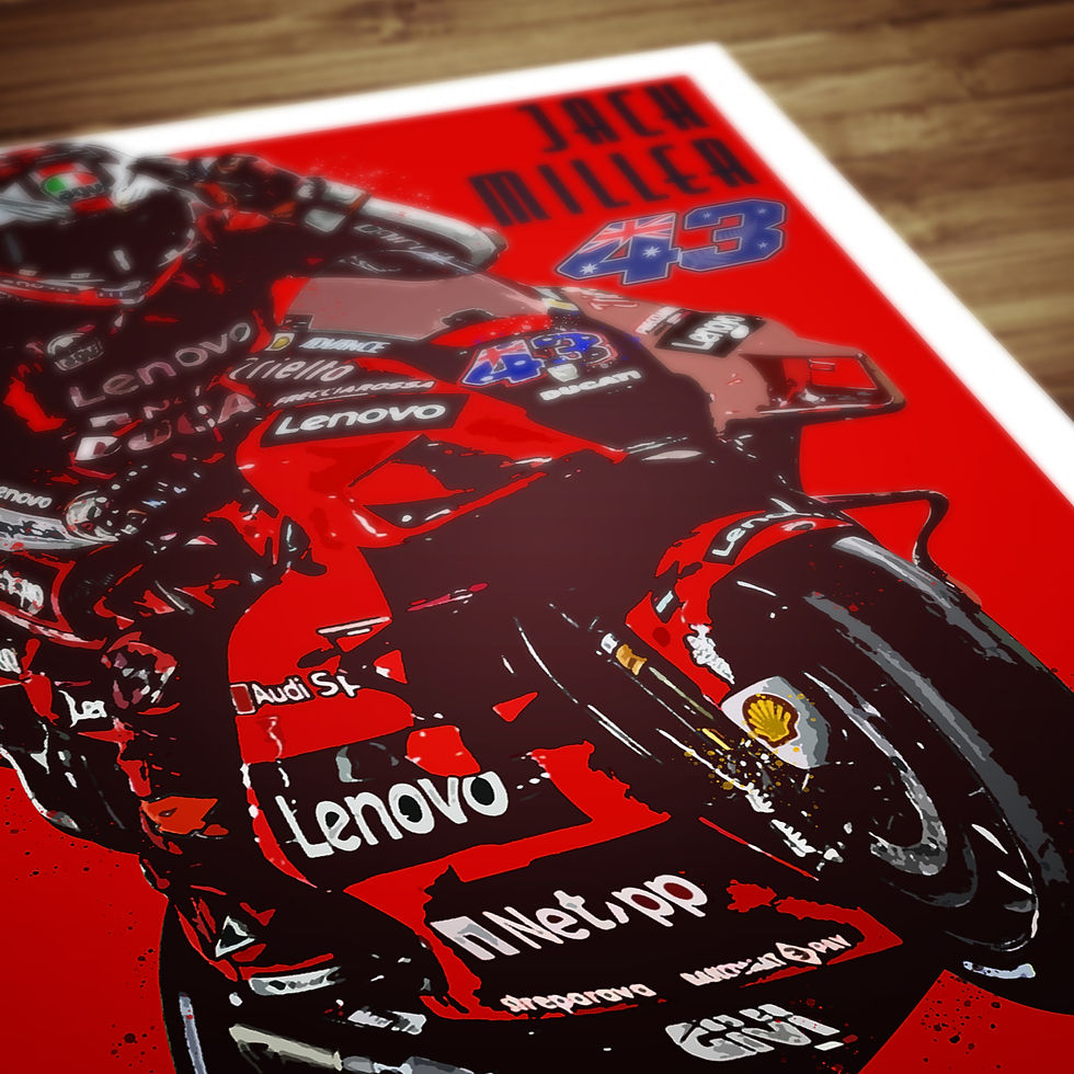 Thumbnail: Jack Miller Ducati Print MotoGP