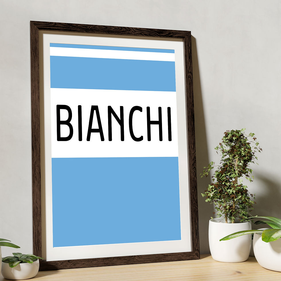 Thumbnail: Bianchi Cycling Team Jersey Print Cycling