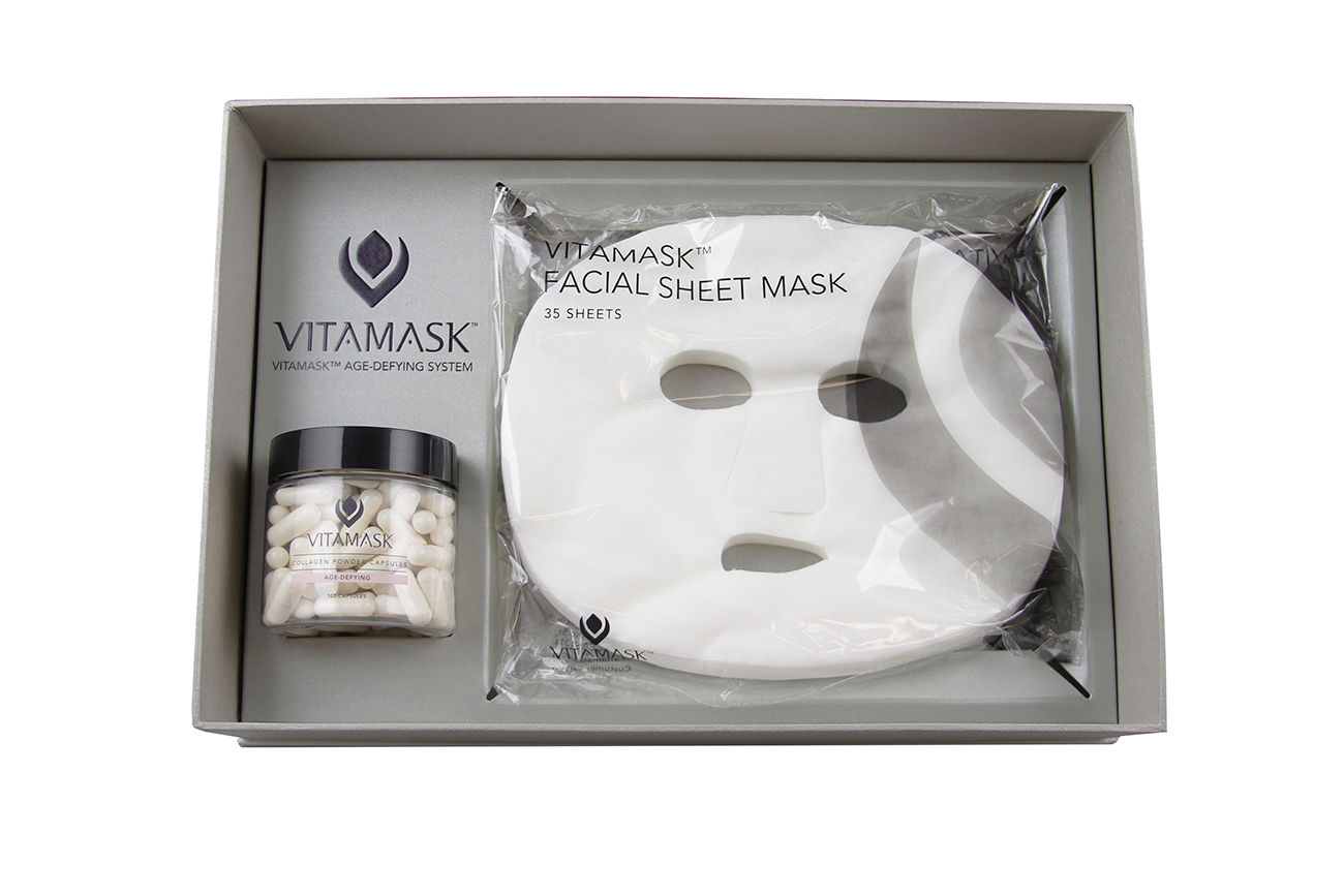 Vitamask Facial Sheet Mask and Capsules
