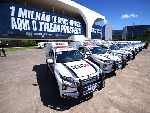 Governo de Minas Entrega Viaturas para Fortalecer Segurança da Polícia Penal