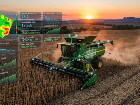 A Revolução da Inteligência Artificial de Fábrica no Campo: Como a Nova Geração de Máquinas Agrícolas Redefine a Produtividade