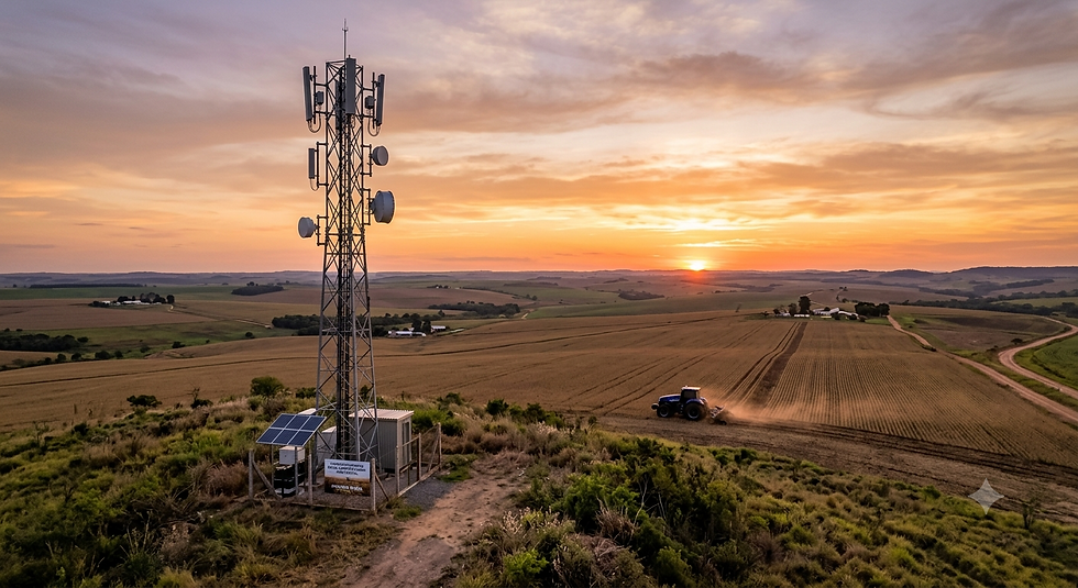 O Gargalo da Conectividade: Como a Expansão do 4G Transforma a Agricultura de Precisão