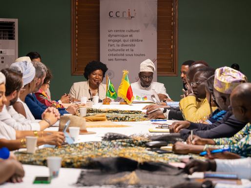 Ministra se reúne com titular da Cultura do Benin para dialogar sobre cooperação entre o Brasil e o país africano