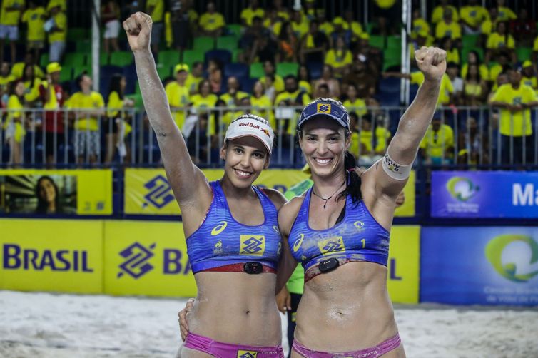 Ágatha e Duda - vôlei de praia-