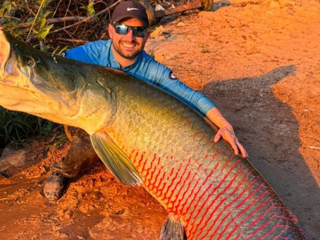 A Incrível Jornada do Pescador que Capturou um Pirarucu de 2,45 Metros