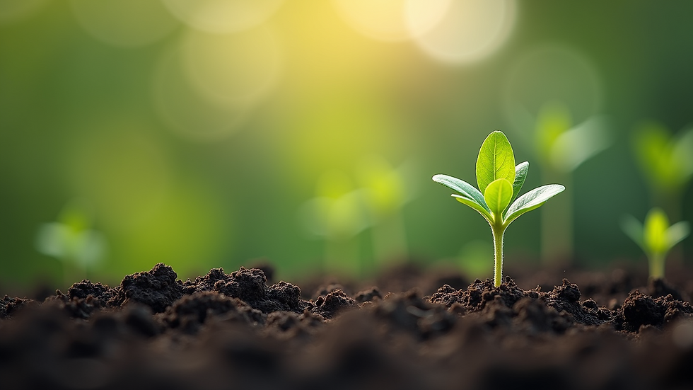 Plantação de cítricos com técnicas sustentáveis