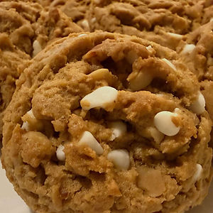 White Chocolate Macadamia Cookies-Vegan