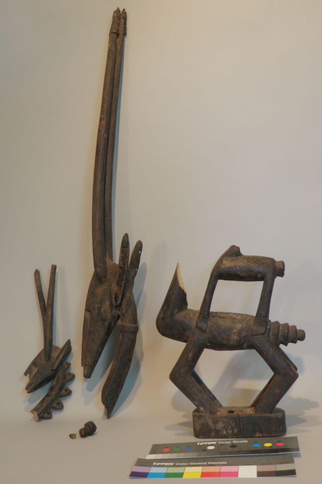 African Chi Wara antelope head piece