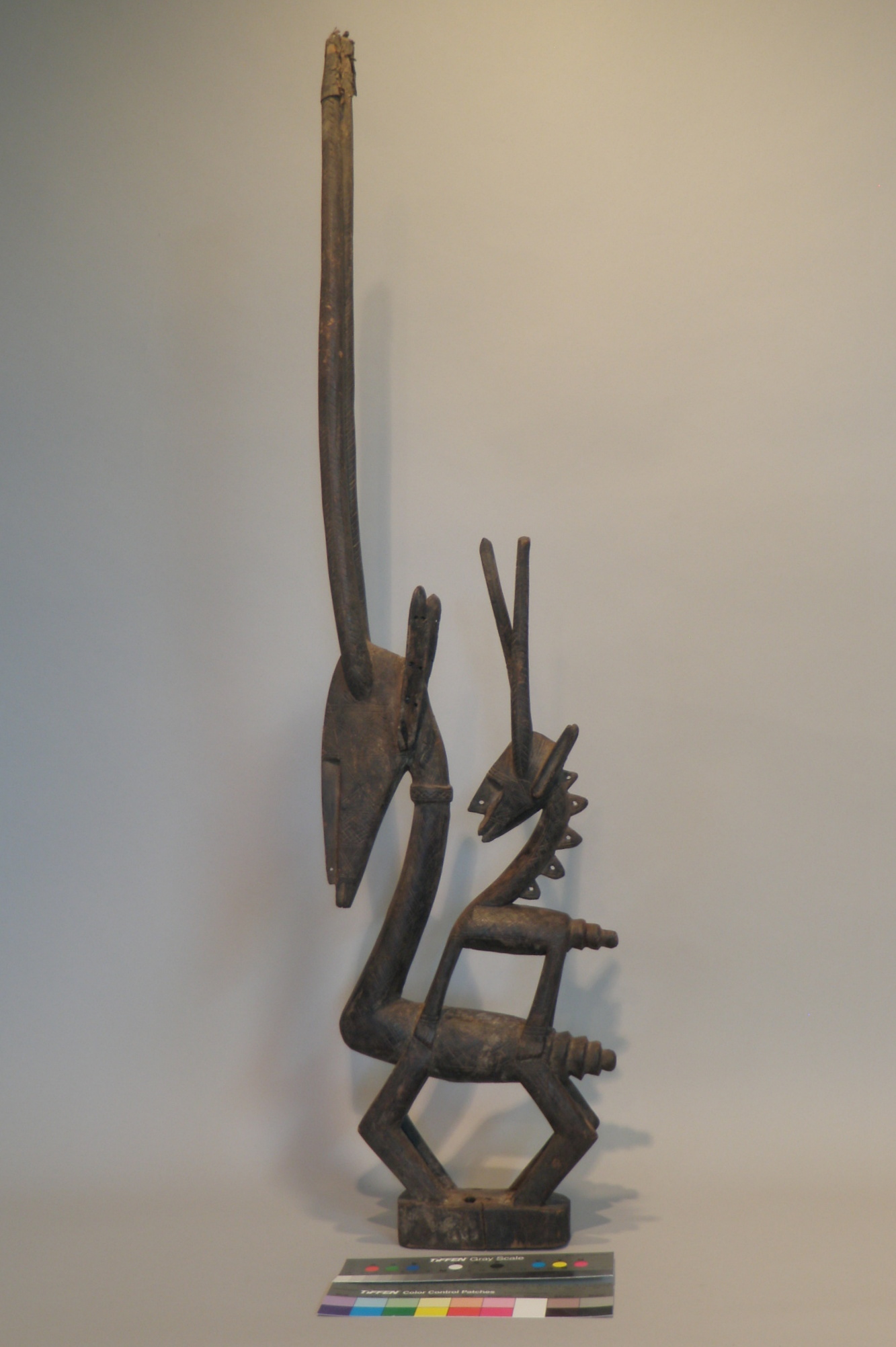 African Chi Wara antelope head piece