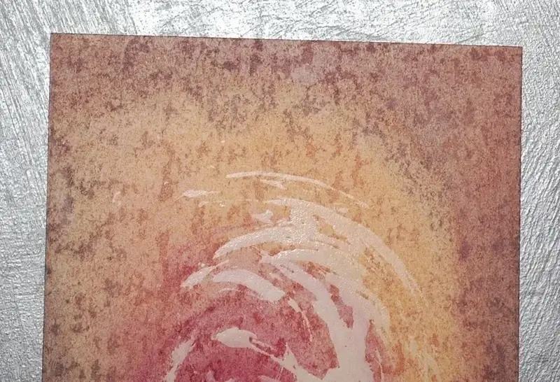 Peinture abstraite thème du vin – Nader Chamlou – Acrylique sur papier
