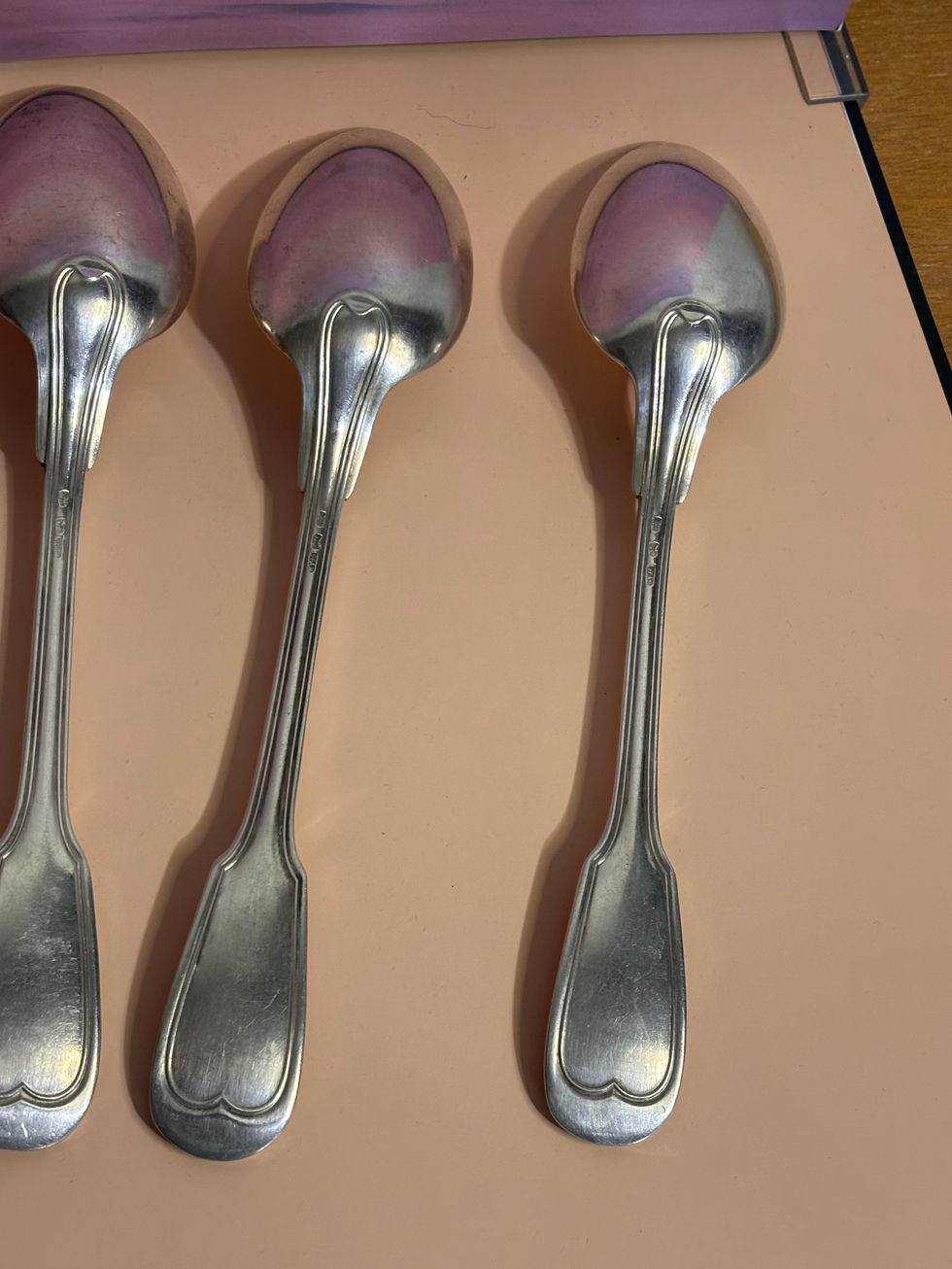 Ménagère 7 couverts SFAM métal argenté modèle Filet – vintage