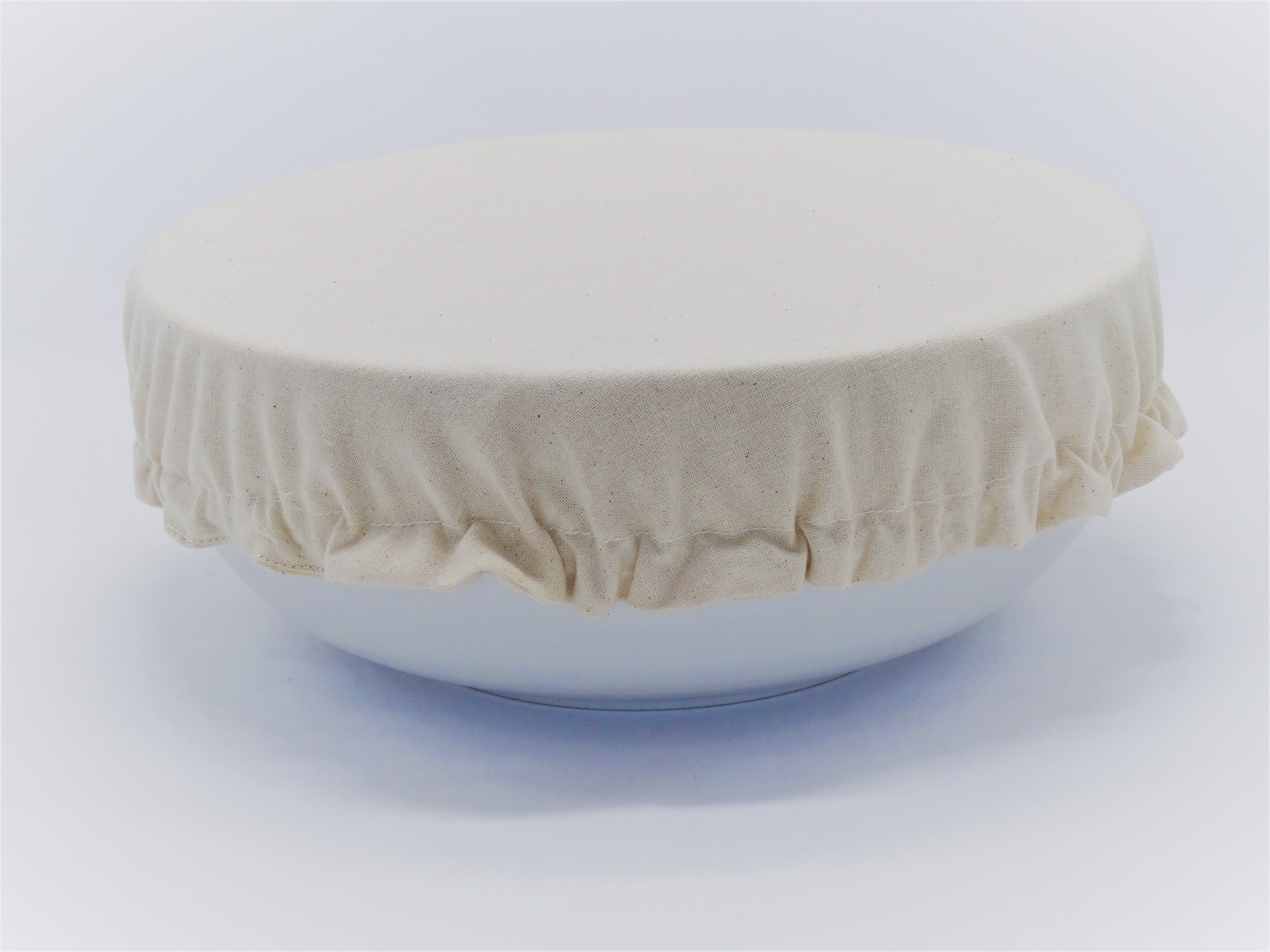 Reusable Unbleached Organic Cotton Bowl Covers