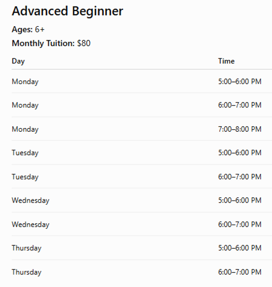 Advanced beginner class list 27.png