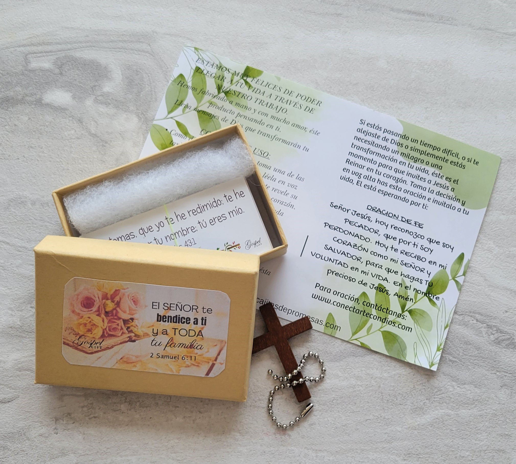 Versiculos biblicos bilingues X60 en caja, K505