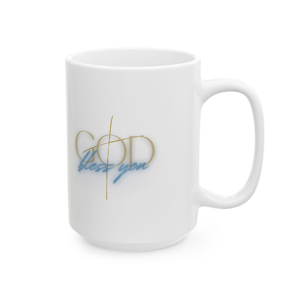 Miniatura: Modern Minimalist Ceramic Mug GOD BLESS YOU, GGOD128-18