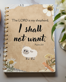 NOTEBOOK LORD IS MY SHEPHERD