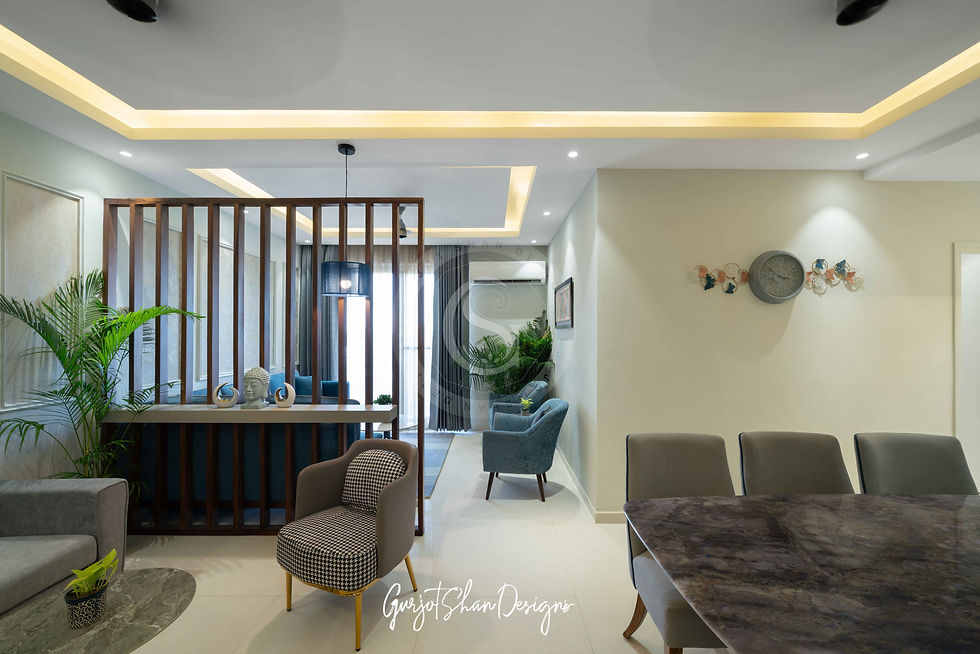 Gurjot Shan Designs - 4bhk Apartment Interior Design