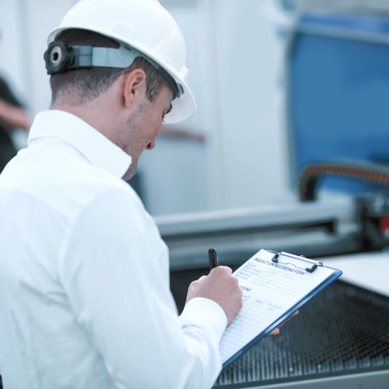 Authorised Engineer at work