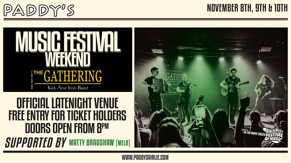 Paddy's Shenanigans - Official Music Festival Afterparty