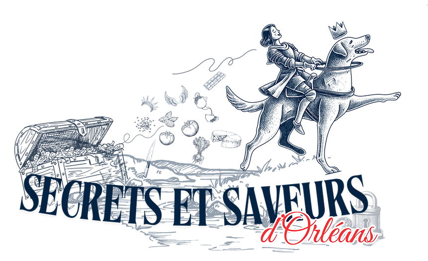 Logo Secrets et Saveurs d'Orléans par Orléans & Co