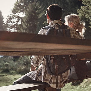 Couple Enjoying Sunset