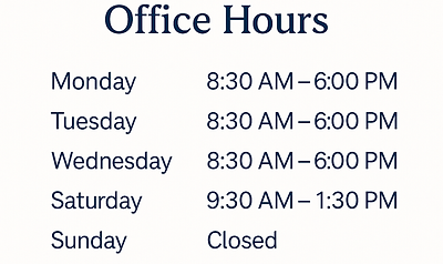 Professional moving office hours are critical to a local family owned and operated business