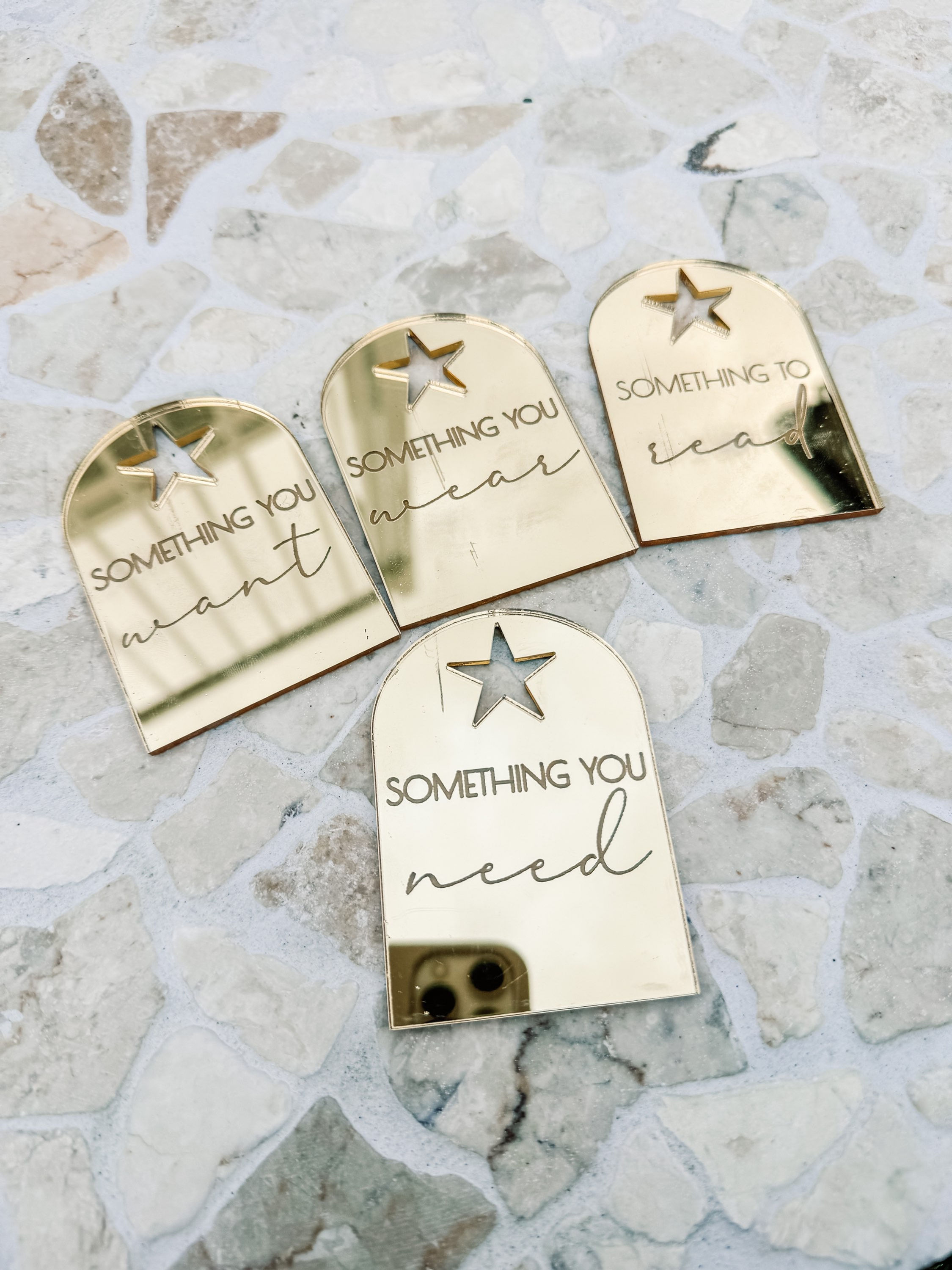 Christmas tags 4 pack