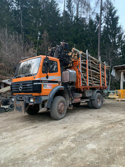 Trasporto del legname con camion