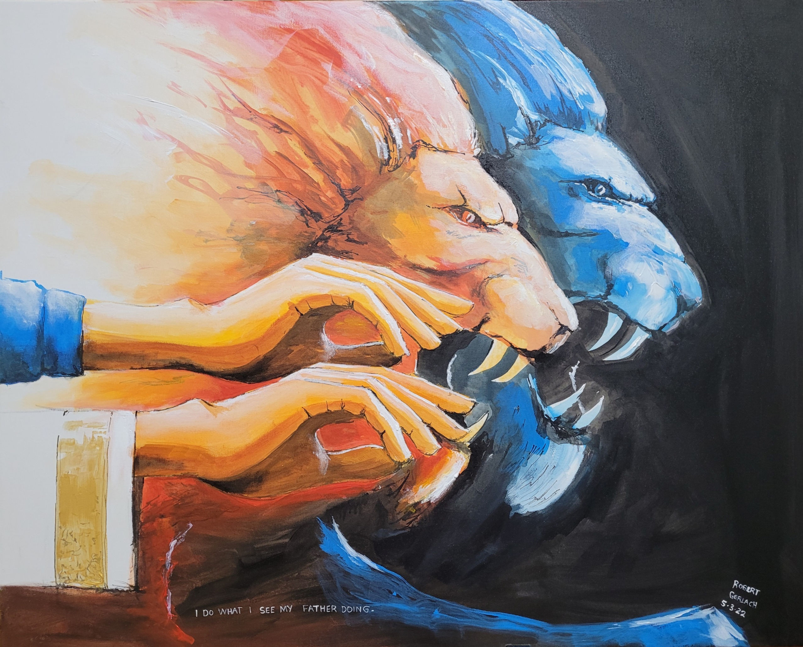 I DO WHAT I SEE MY FATHER DOING