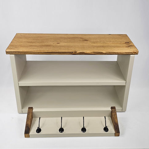 Custom width wooden hallway set