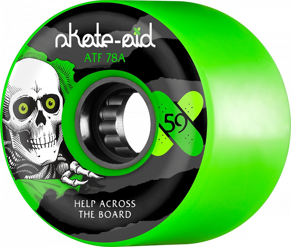 Wheels Powell Peralta Skate Aid ATF 59mm 78a Green 4pk