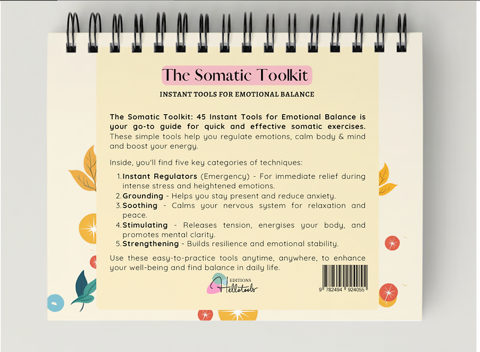 Miniature : le dos du zoom sur le Somatic toolkit de Fabienne Chazeaux et Kate Williams