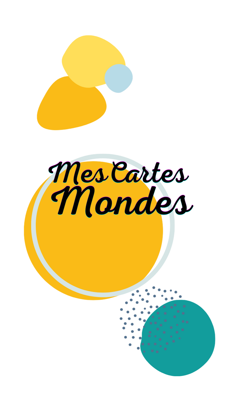 Thumbnail: le dos de mes carte mondes de Fabienne Chazeaux