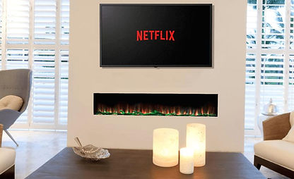 Advanced fires AF Landscape media wall fire