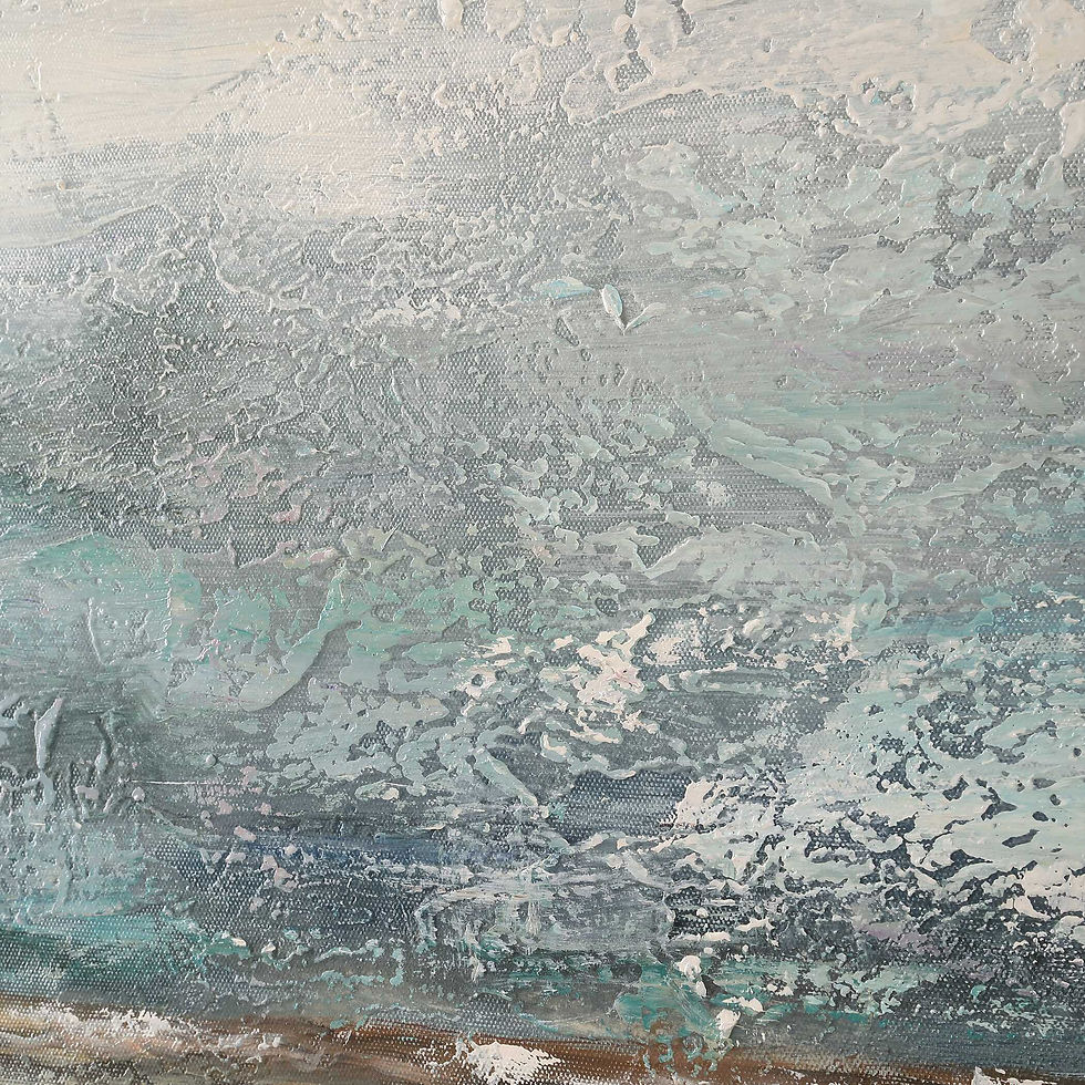 Thumbnail: Foggy Morning Hand Painted Canvas