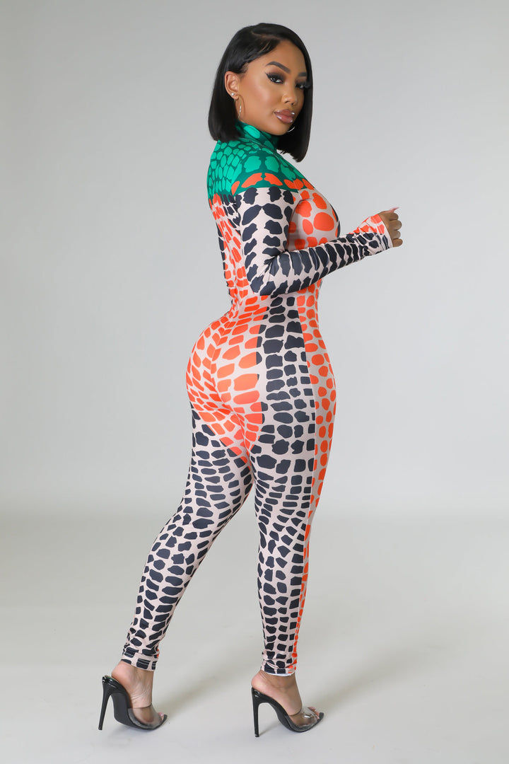Thumbnail: Summer Nights Print Jumpsuit 