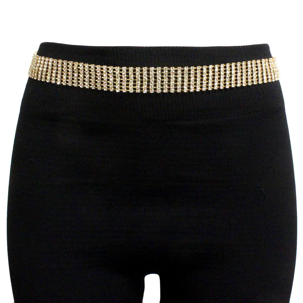 Rhinestone Chain Belt
