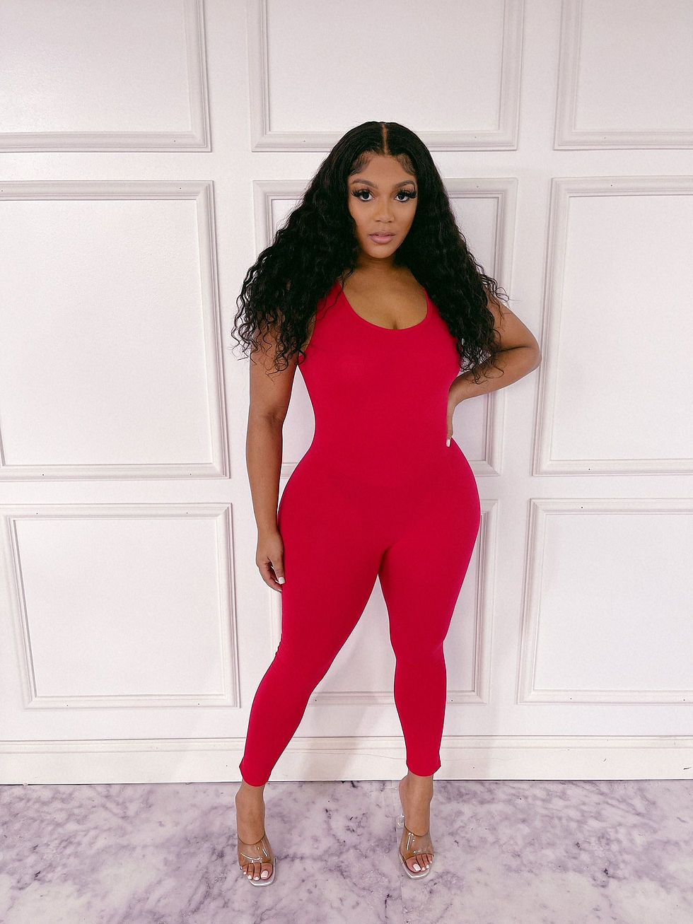 Thumbnail: Remedy for  Everything Solid Tank Jumpsuit 