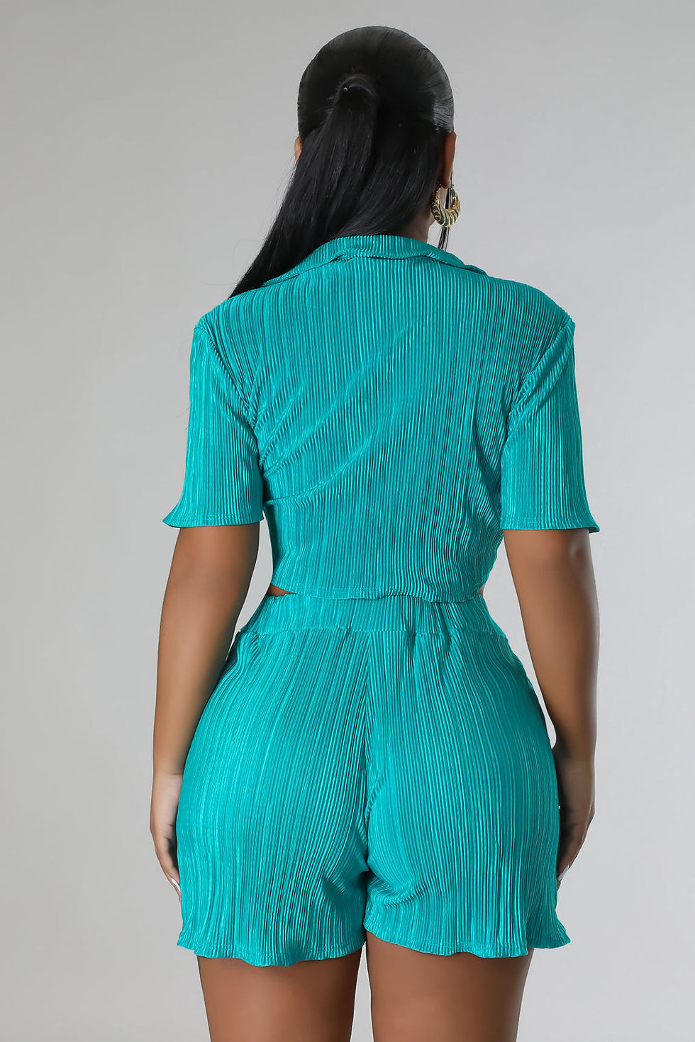 Thumbnail: Have Mercy Plisse Pleated Short Set