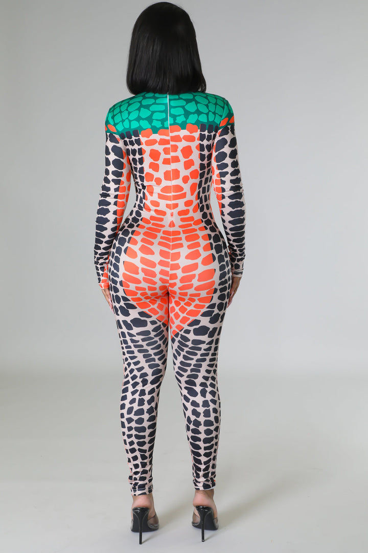 Thumbnail: Summer Nights Print Jumpsuit 