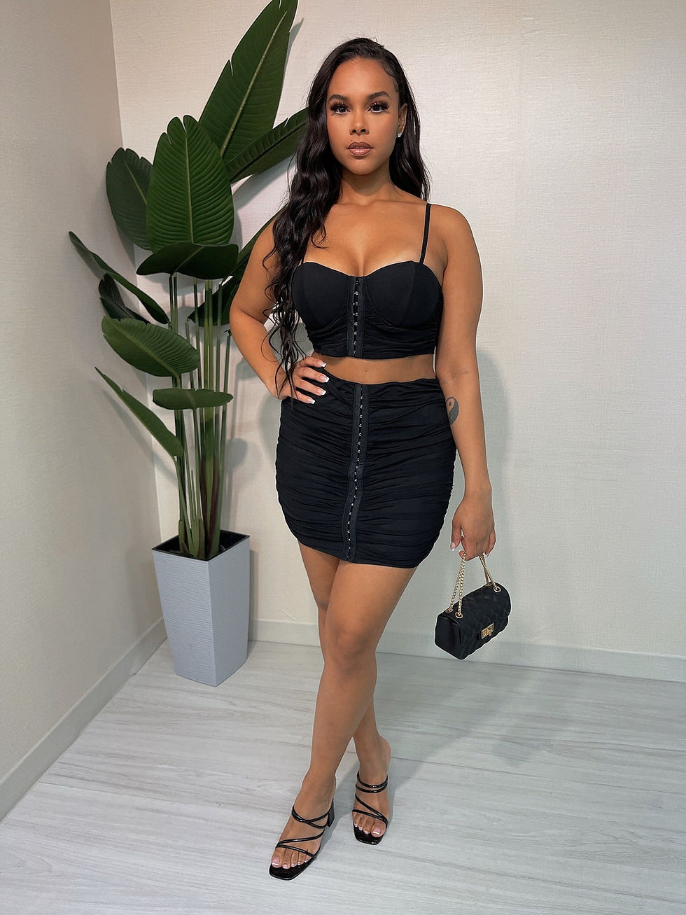 Thumbnail: In A Ruched Skirt Set