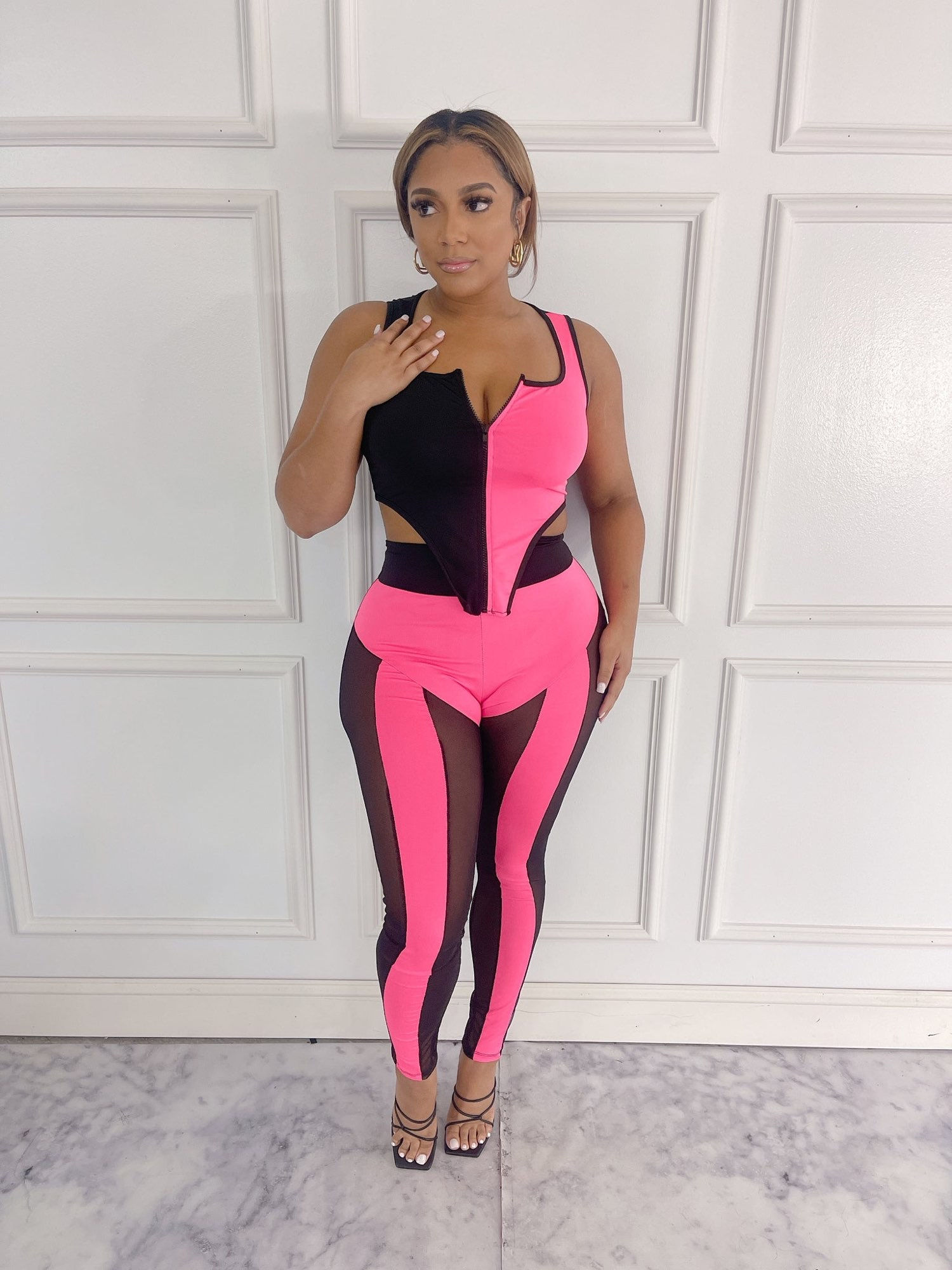 Cruise Control Colorblock Mesh Set