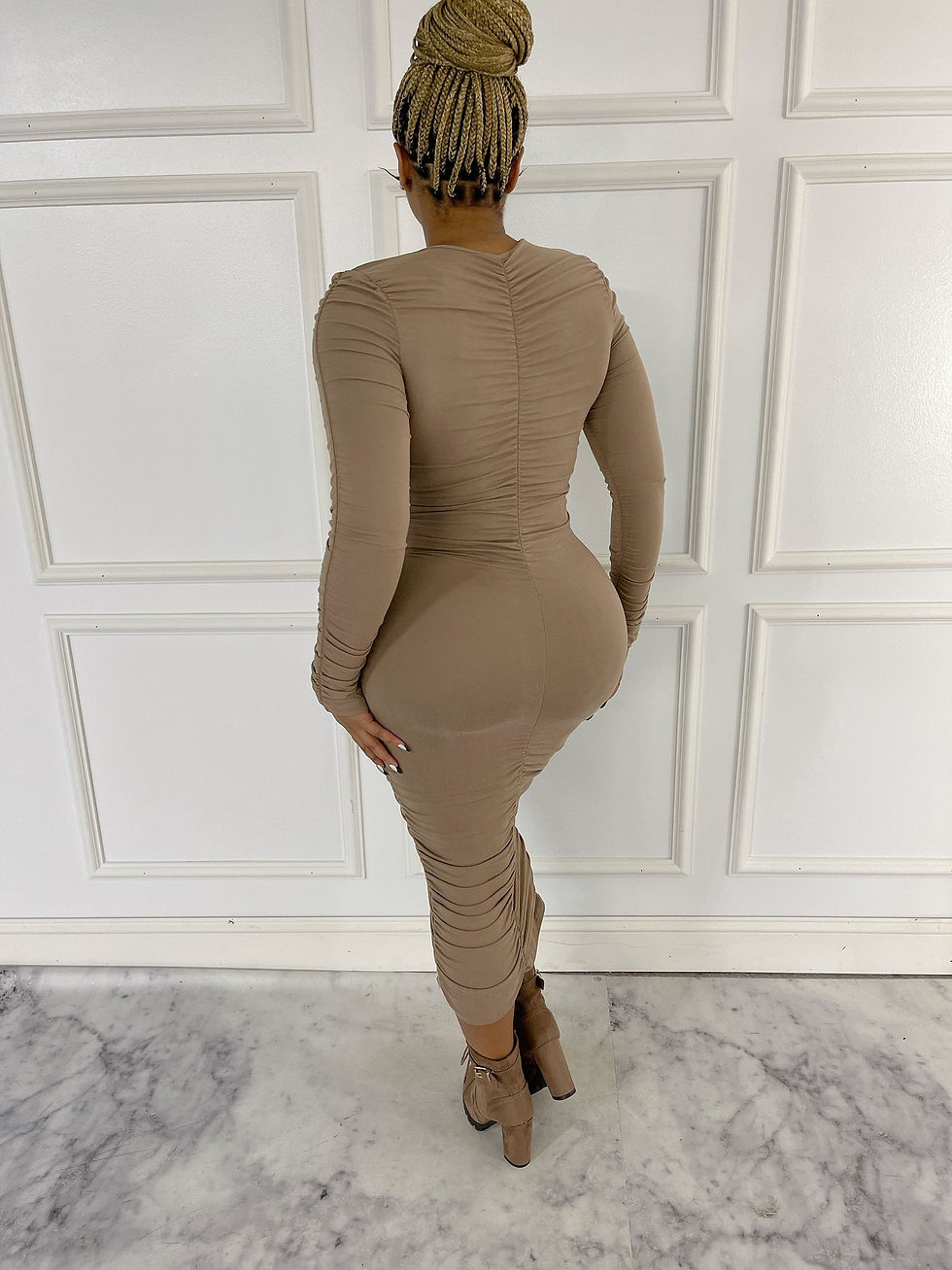 Thumbnail: Wild Side Ruched Dress