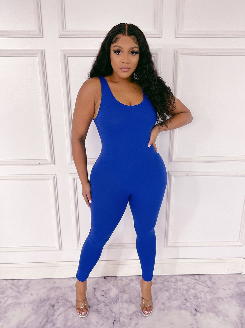 Thumbnail: Remedy for  Everything Solid Tank Jumpsuit 